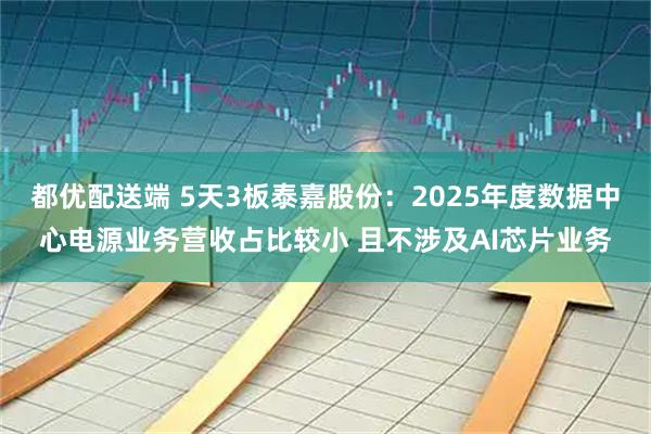 都优配送端 5天3板泰嘉股份：2025年度数据中心电源业务营收占比较小 且不涉及AI芯片业务